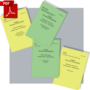 Bulletins de vote une instance